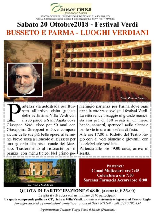 PARMA E BUSSETO - LUOGHI VERDIANI