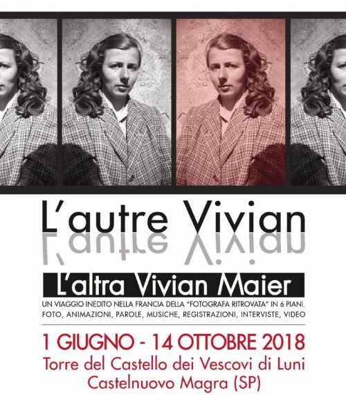 D al 1° Giugno, nella Torre Magna, sono in mostra le foto di una fotografa scoperta per caso: Vivian Maier. La storia di questa fotografa ha dell’incredibile. Le sue fotografie vengono scoperte per caso dopo la sua morte. Tutto il materiale viene acquistato a scatola chiusa da John Maloof, che acquista il contenuto di un box senza sapere cosa contenesse. Dopo l’acquisto scopre il tesoro: migliaia di foto inedite e decine e decine di negativi e di rullini ancora da sviluppare che sapientemente trasforma in un evento mondiale. Oggi le foto di Vivian, sono esposte in tutto il mondo. Quelle che sono esposte nella torre non fanno parte di quel filone, ma sono altrettanto interessanti. La mostra tende a mettere in risalto gli aspetti umani della fotografa che ritrae i personaggi del suo tempo.