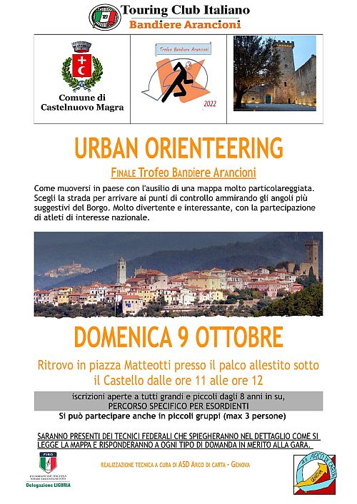 URBAN ORIENTEERIG -TROFEO BANDIERE ARANCIONI