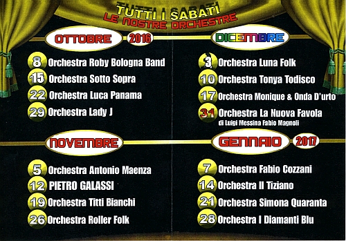 Programma Teatro Tenda ARCI Colombiera