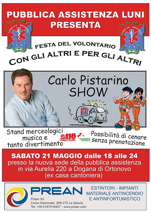 volantino festa del volontario